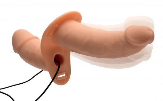 Power Pegger Double Strap-On Vibrator - UABDSM