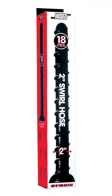 Swirl Thick Anal Snake - 18 Inch - UABDSM