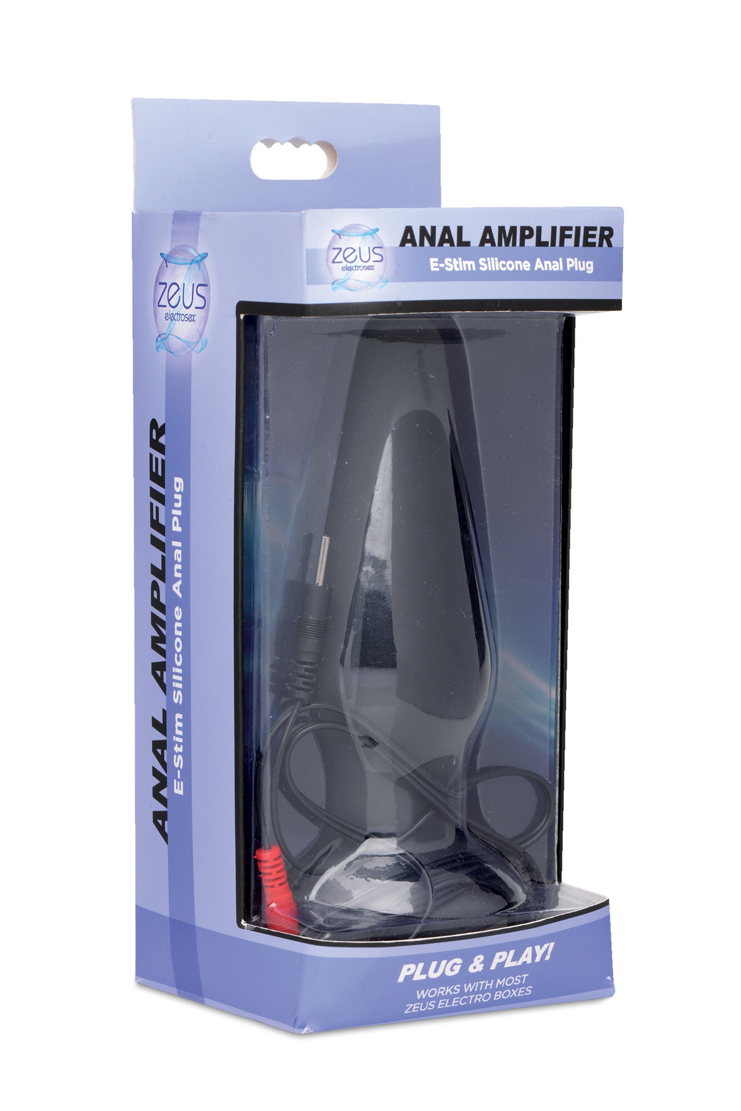 Anal Amplifier Silicone eStim Plug - UABDSM
