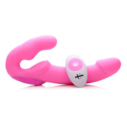 XR Strap U Urge Rechargeable Vibrating Strapless Strap On - UABDSM