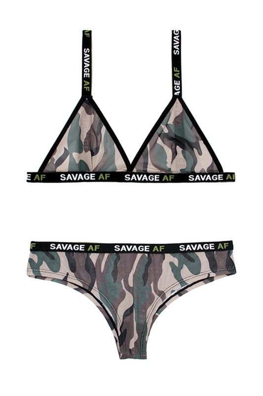Savage AF Bralette & Panty Savage AF Bralette & Panty - UABDSM