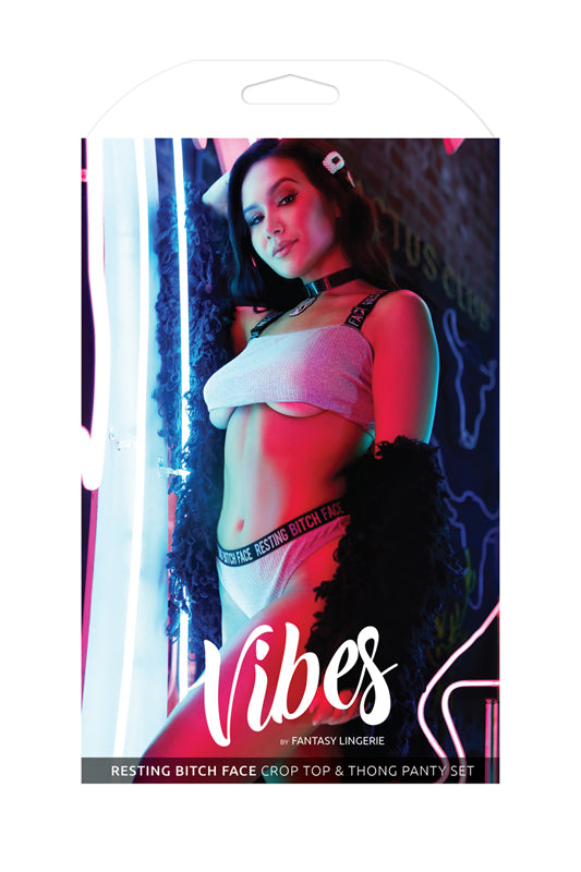 Set With Crop Top - Grey/Black - UABDSM