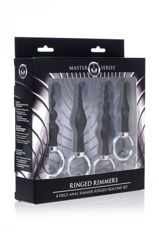 Silicone Anal Ringed Rimmer Set - UABDSM