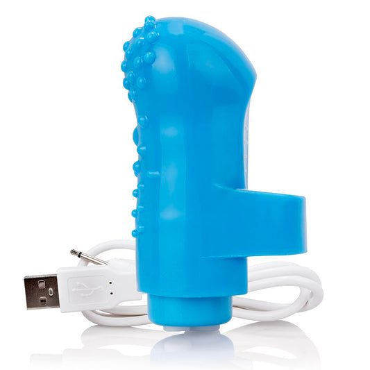 Screaming O Charged FingO Blue Mini Vibrator Screaming O Charged FingO Blue Mini Vibrator - UABDSM