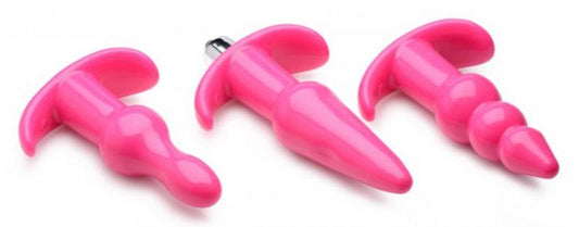 Thrill Trio Anal Plug - Set Of 3 - Pink Thrill Trio Anal Plug - Set Of 3 - Pink - UABDSM