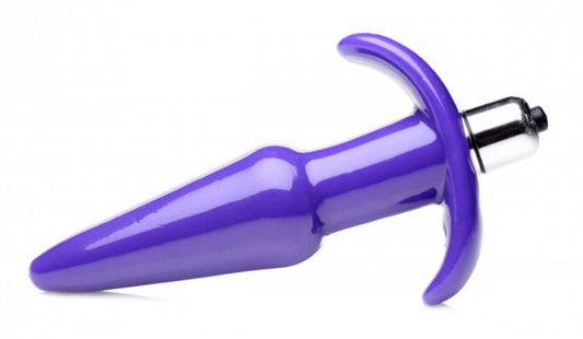 Smooth Vibrating Anal Plug - Purple - UABDSM