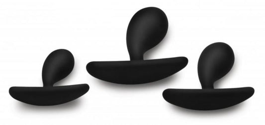 Dark Droplets Curved Anal Trainer - Set Of 3 Dark Droplets Curved Anal Trainer - Set Of 3 - UABDSM