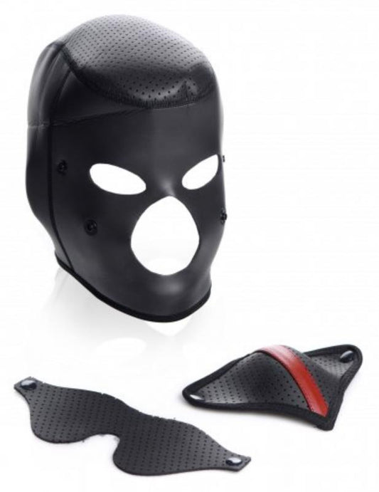 Scorpion Hood With Removable Blindfold And Mouth Mask Scorpion Hood With Removable Blindfold And Mouth Mask - UABDSM