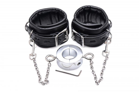 Hells Tether Ball Stretcher With Ankle Cuffs Hells Tether Ball Stretcher With Ankle Cuffs - UABDSM