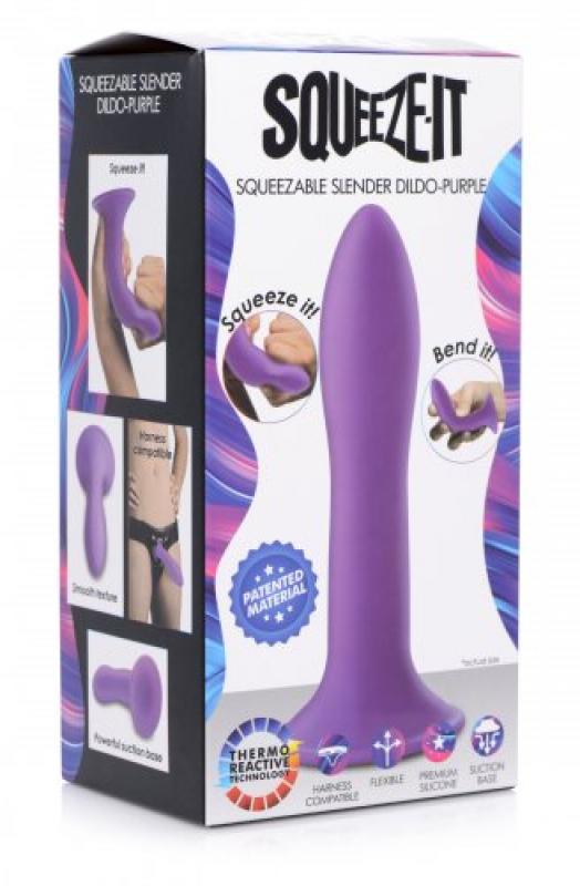 Flexible Silicone Dildo - Purple - UABDSM