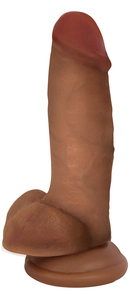 Jock Dark Bareskin Dildo with Balls - 7 Inch Jock Dark Bareskin Dildo with Balls - 7 Inch - UABDSM