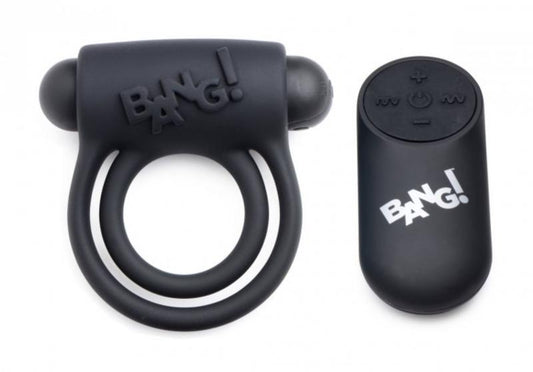 Bang! Vibrating Cock Ring With Remote Control Bang! Vibrating Cock Ring With Remote Control - UABDSM