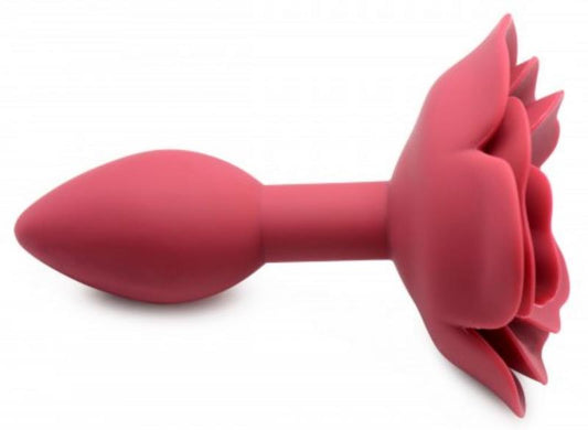 Booty Bloom Silicone Anal Plug With Rose - UABDSM