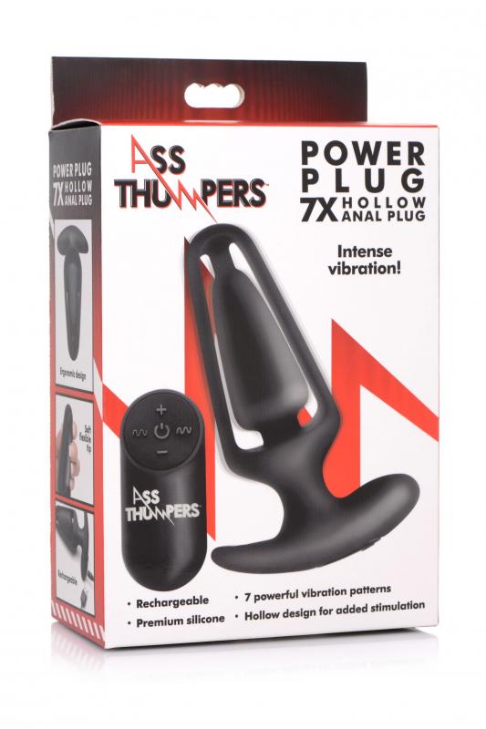 Power Vibrating Anal Plug With Remote Control - UABDSM