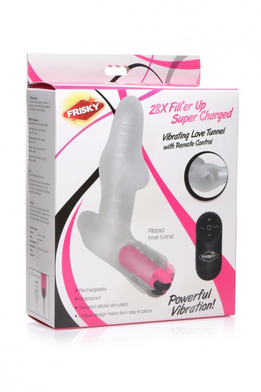 Love Tunnel - Vibrating Vagina Toy For Couples With Remote Control - UABDSM