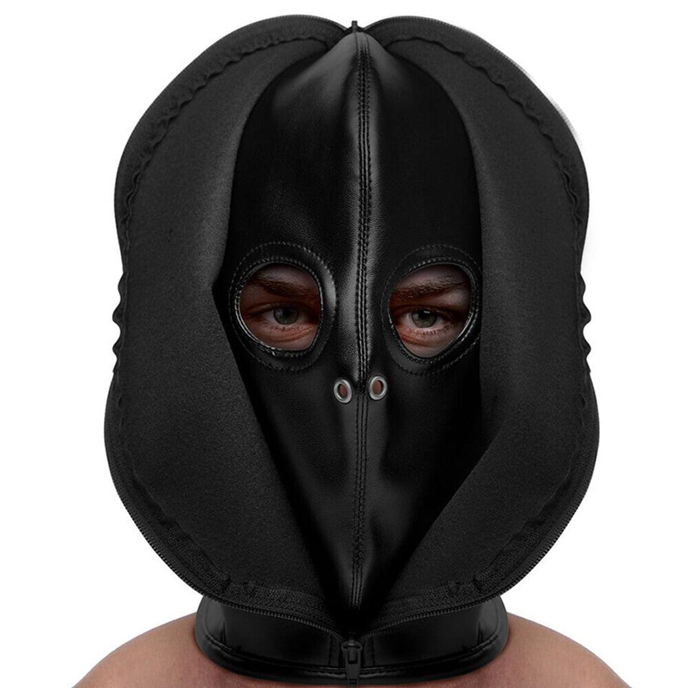 XR Strict Zip Front Bondage Hood - UABDSM