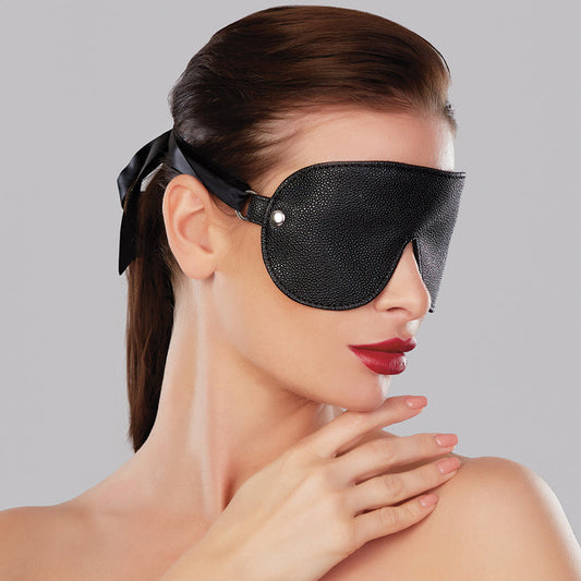 Adore Ribbon Tie Up Mask-Black Adore Ribbon Tie Up Mask-Black - UABDSM