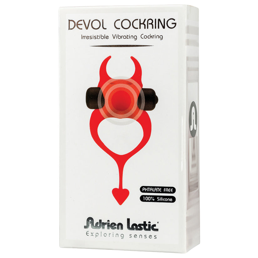 Adrien Lastic Devol Cockring-Red - UABDSM