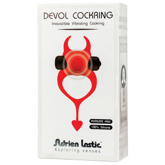 Adrien Lastic Devol Cockring-Red Adrien Lastic Devol Cockring-Red - UABDSM