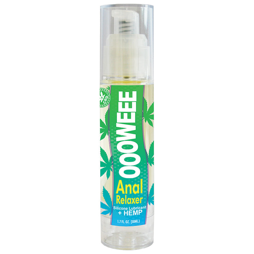 Oooweee Anal Relaxer Silicone Lubricant Plus Hemp - 1.7 Fl. Oz. / 50 ml - UABDSM