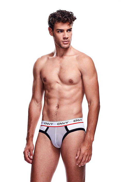 Envy Mesh Brief White M/l Envy Mesh Brief White M/l
