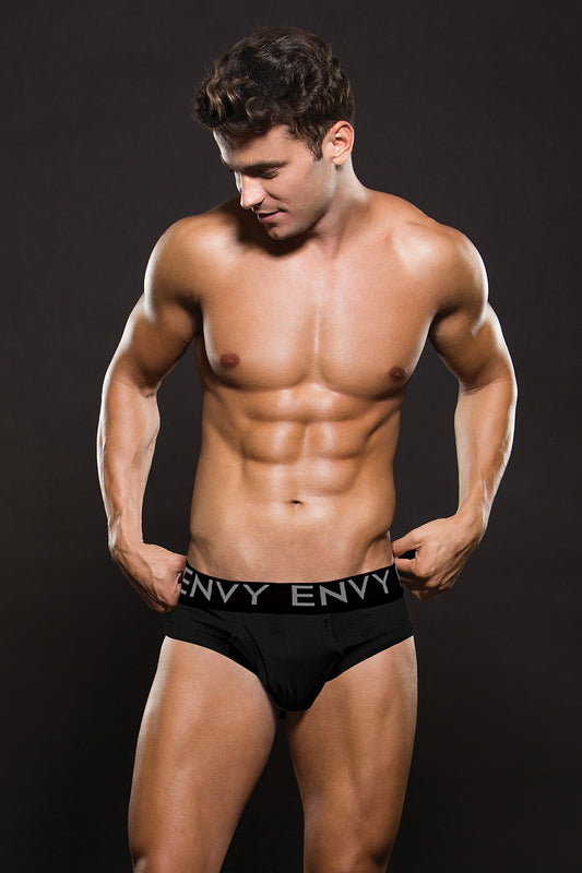 Envy Modern Basics Brief Black S/m Envy Modern Basics Brief Black S/m