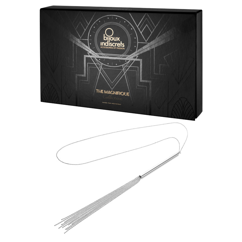 Bijoux Magnifique Whip Necklace-Silver - UABDSM