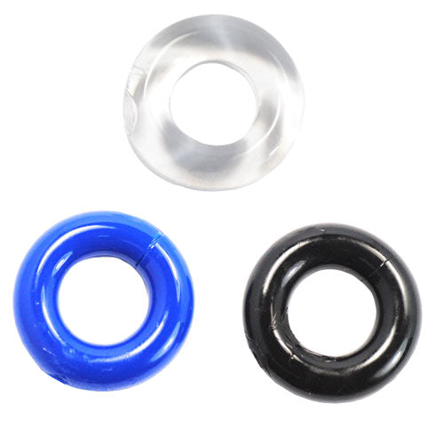 Tempt Ation Triple Pack Doughnuts Cockrings - UABDSM
