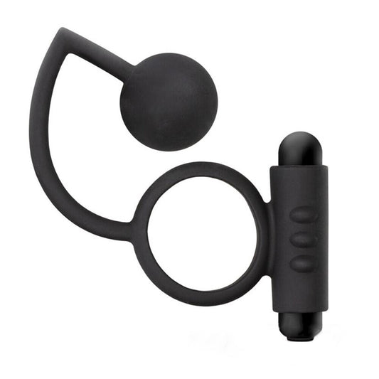 Anal Adventures Platinum Ball With Vibrating Cock Ring Anal Adventures Platinum Ball With Vibrating Cock Ring - UABDSM