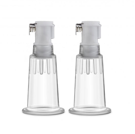 Temptasia - Nipple Pumping Cylinders - Set Of 2 (0.75 Inch Diameter) - Clea Temptasia - Nipple Pumping Cylinders - Set Of 2 (0.75 Inch Diameter) - Clea - UABDSM