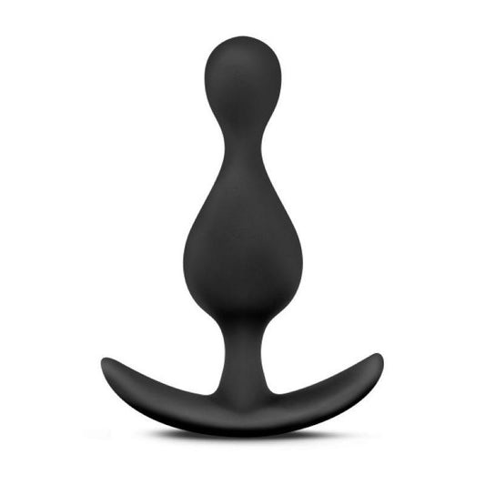 Anal Adventures Platinum - Wave Plug - Black Anal Adventures Platinum - Wave Plug - Black - UABDSM