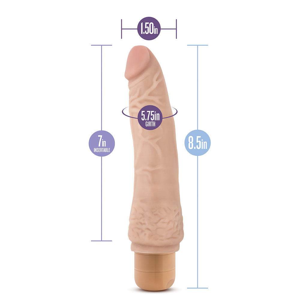 Dr. Skin Cock Vibe 7 Vibrating Cock 8.5 Inches - UABDSM