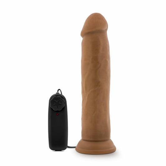 Dr. Skin - Dr. Throb Vibrator With Suction Cup 9.5 - Mocha Dr. Skin - Dr. Throb Vibrator With Suction Cup 9.5 - Mocha - UABDSM
