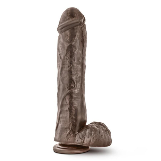 Dr. Skin - Mr. Savage Dildo With Suction Cup 11.5 - Chocolate Dr. Skin - Mr. Savage Dildo With Suction Cup 11.5 - Chocolate - UABDSM