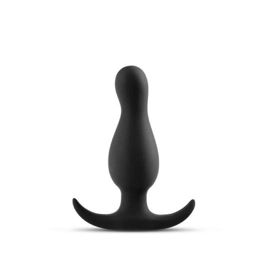 Anal Adventures Platinum - Curve Plug - Black - UABDSM