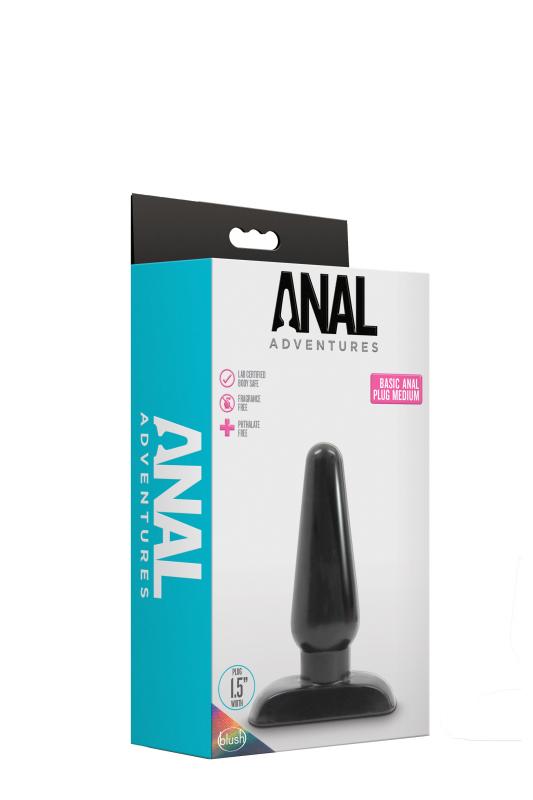 Anal Adventures - Basic Anal Plug - Medium - UABDSM