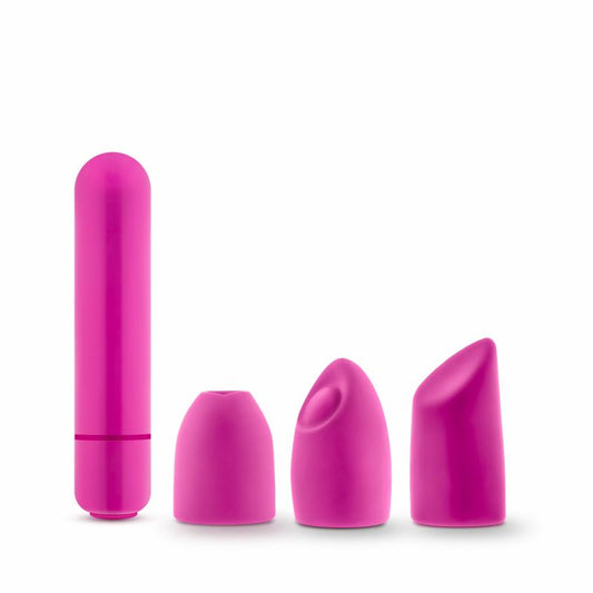 Rose - Euphoria Bullet Vibrator With Tips - Pink Rose - Euphoria Bullet Vibrator With Tips - Pink - UABDSM