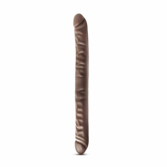 Dr. Skin - Realistic Double Dildo 18 - Chocolate Dr. Skin - Realistic Double Dildo 18 - Chocolate - UABDSM
