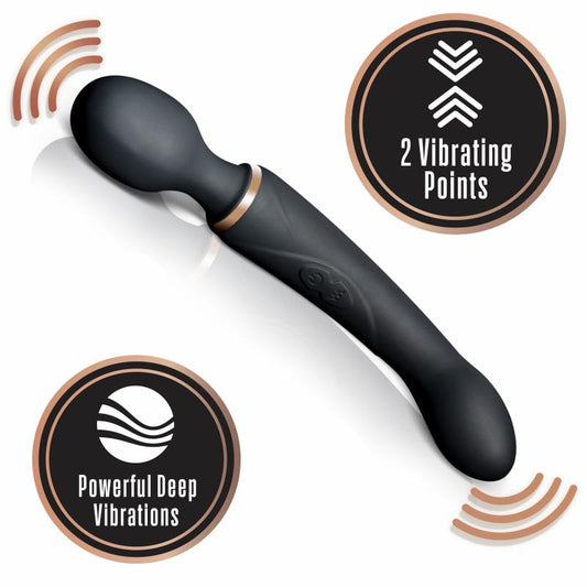 Lush Gia Double Vibrator - Black - UABDSM