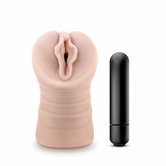 M For Men - Ashley Masturbator With Bullet Vibrator - Vagina M For Men - Ashley Masturbator With Bullet Vibrator - Vagina - UABDSM