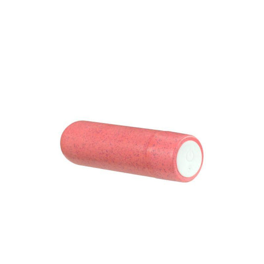Gaia Eco Rechargeable Bullet Vibrator - Coral - UABDSM
