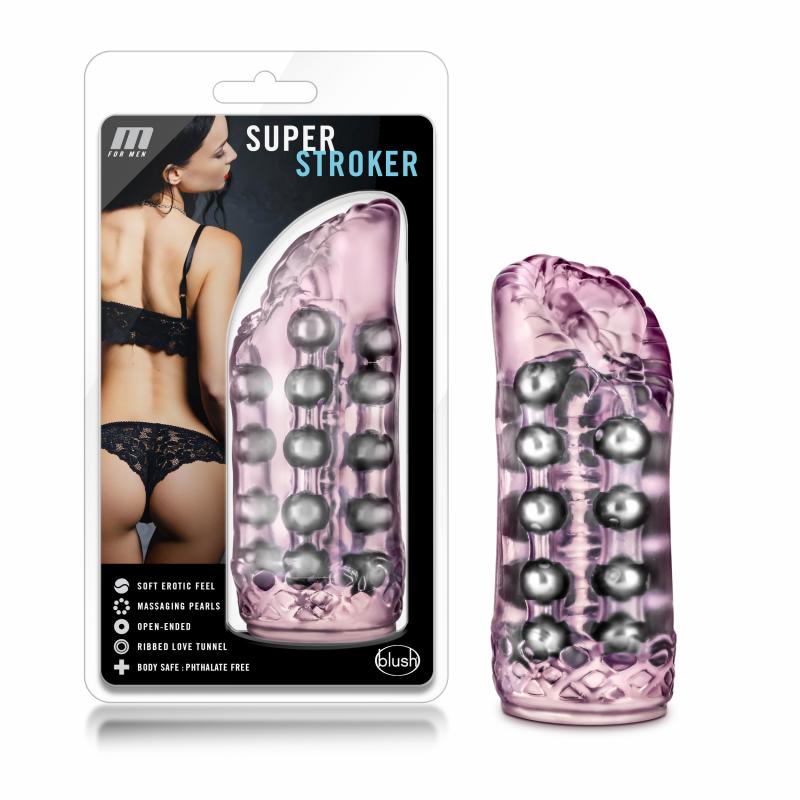 M For Men - Super Stroker Masturbator - Pink - UABDSM