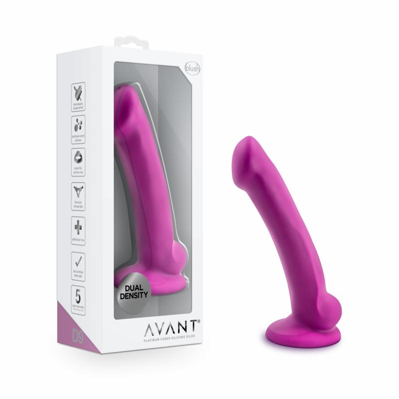Avant - Ergo Mini Dildo With Suction Cup - Violet - UABDSM