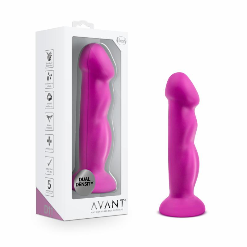 Avant - Suko Silicone Dildo With Suction Cup - Violet - UABDSM