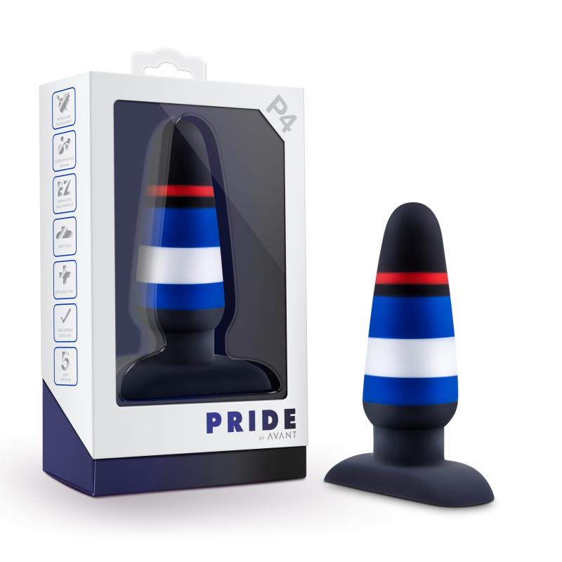 Avant - Pride Silicone Anal Plug - Power Play - UABDSM