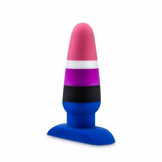 Avant - Pride Silicone Anal Plug - Fluid - UABDSM