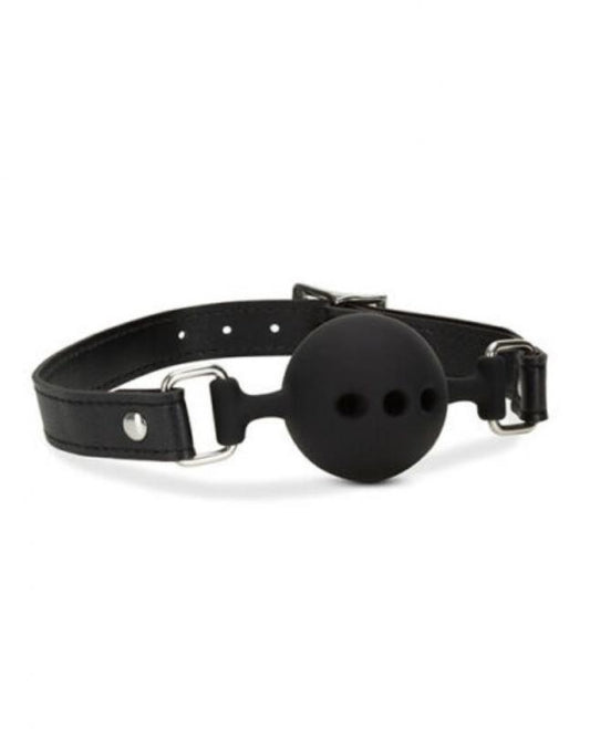 Noir - Breathable Silicone Ball Gag - Black Noir - Breathable Silicone Ball Gag - Black - UABDSM
