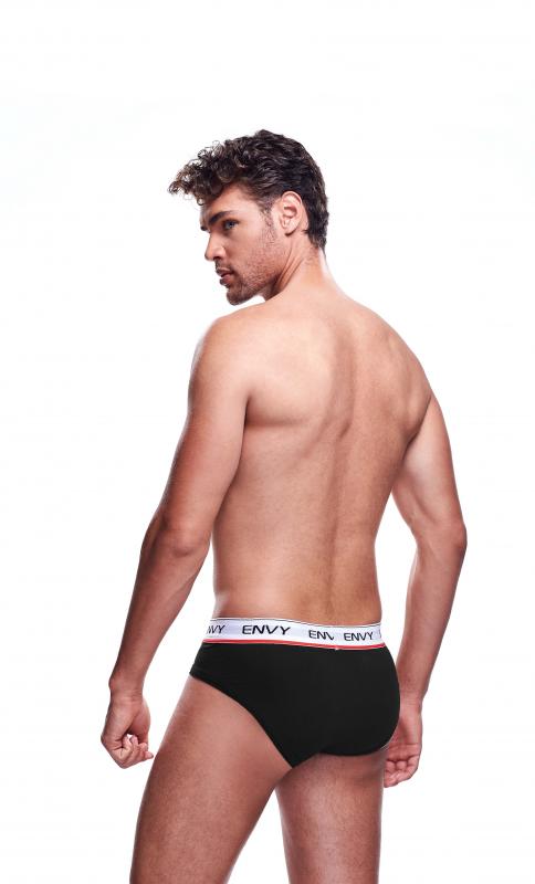Envy Transparent Mens Brief - Black - UABDSM