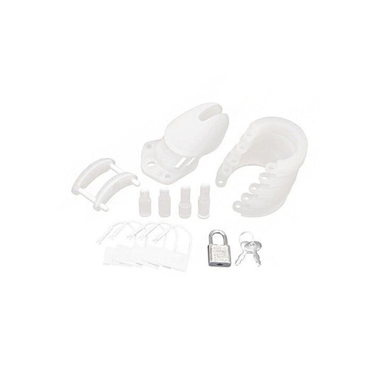 Blue Line Silicone Chastity Cage - UABDSM