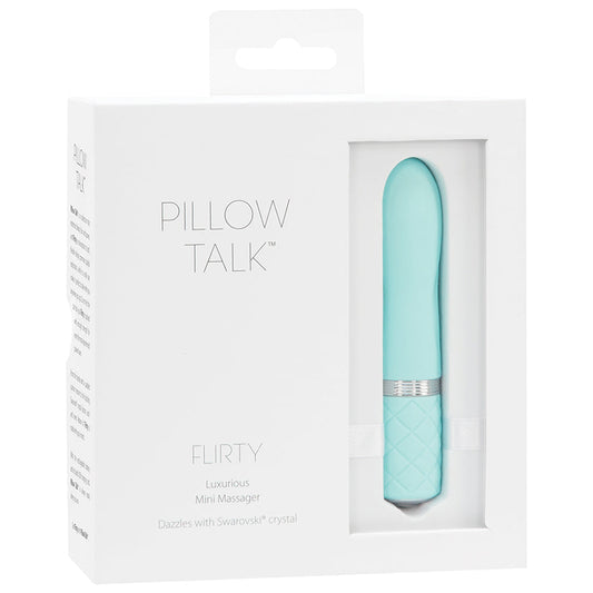Pillow Talk Flirty Vibe With Swarovski Crystal - Teal Pillow Talk Flirty Vibe With Swarovski Crystal - Teal - UABDSM